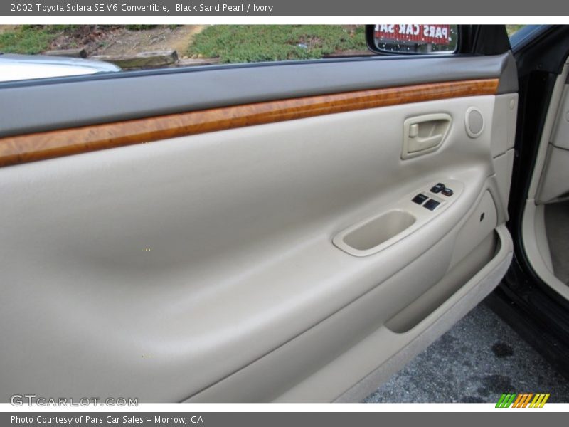 Black Sand Pearl / Ivory 2002 Toyota Solara SE V6 Convertible