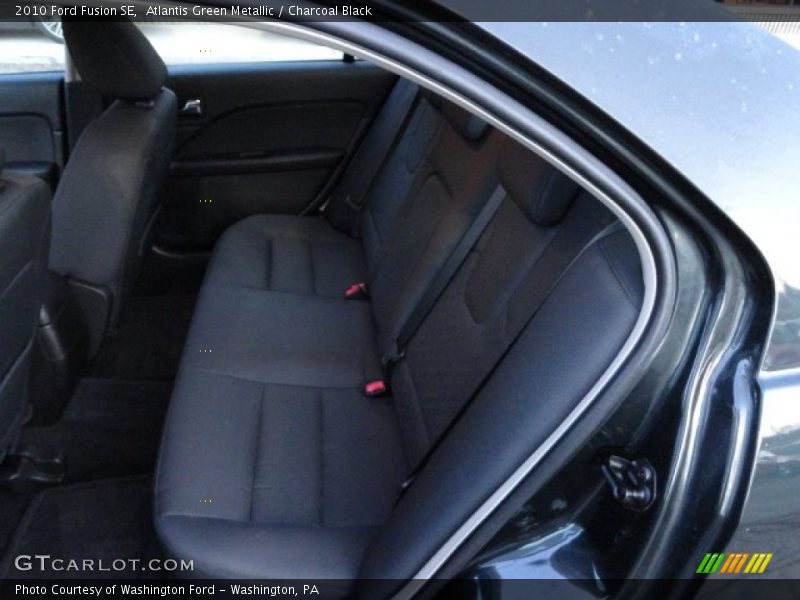 Atlantis Green Metallic / Charcoal Black 2010 Ford Fusion SE