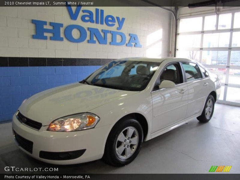 Summit White / Neutral 2010 Chevrolet Impala LT