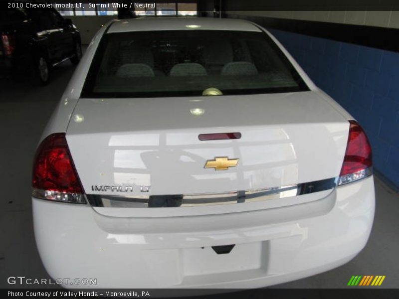 Summit White / Neutral 2010 Chevrolet Impala LT