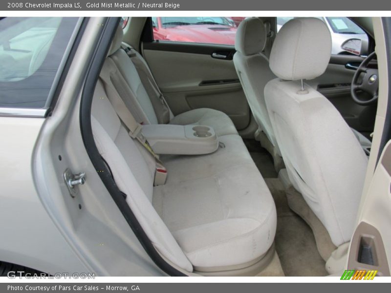 Gold Mist Metallic / Neutral Beige 2008 Chevrolet Impala LS