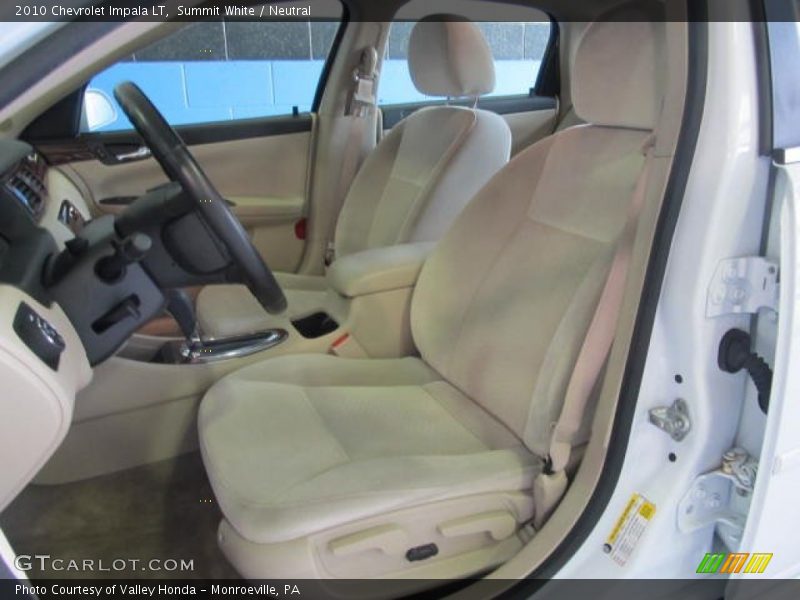 Summit White / Neutral 2010 Chevrolet Impala LT