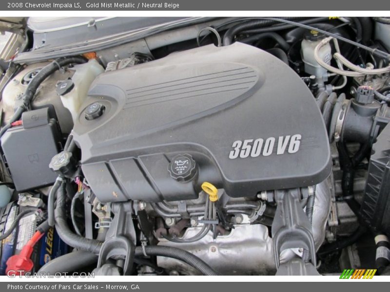 Gold Mist Metallic / Neutral Beige 2008 Chevrolet Impala LS