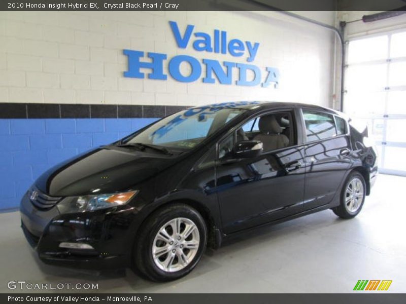 Crystal Black Pearl / Gray 2010 Honda Insight Hybrid EX