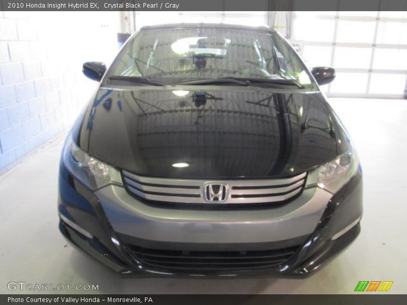 Crystal Black Pearl / Gray 2010 Honda Insight Hybrid EX