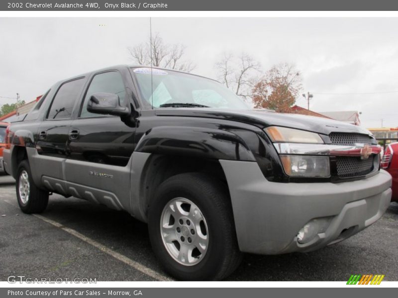 Onyx Black / Graphite 2002 Chevrolet Avalanche 4WD