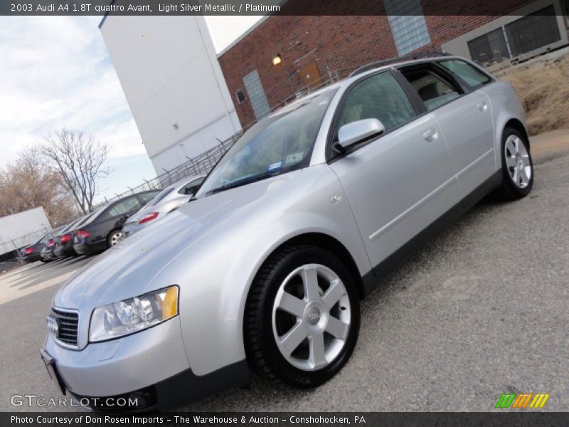 Light Silver Metallic / Platinum 2003 Audi A4 1.8T quattro Avant