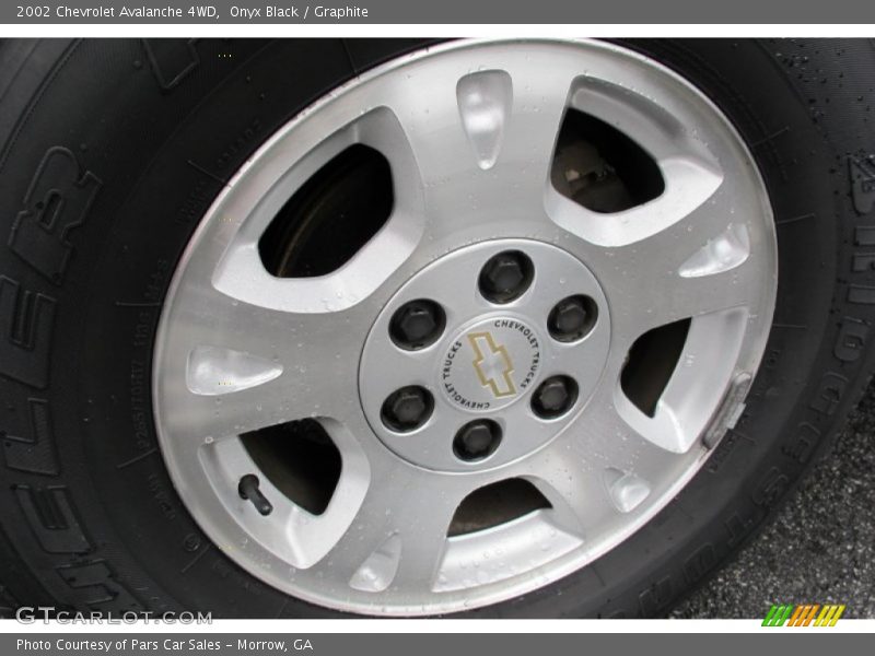 Onyx Black / Graphite 2002 Chevrolet Avalanche 4WD