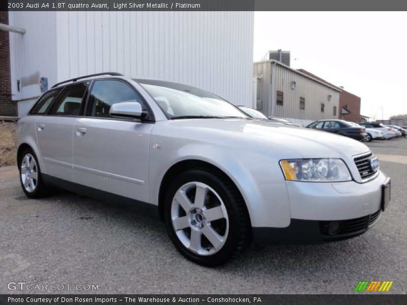 Light Silver Metallic / Platinum 2003 Audi A4 1.8T quattro Avant