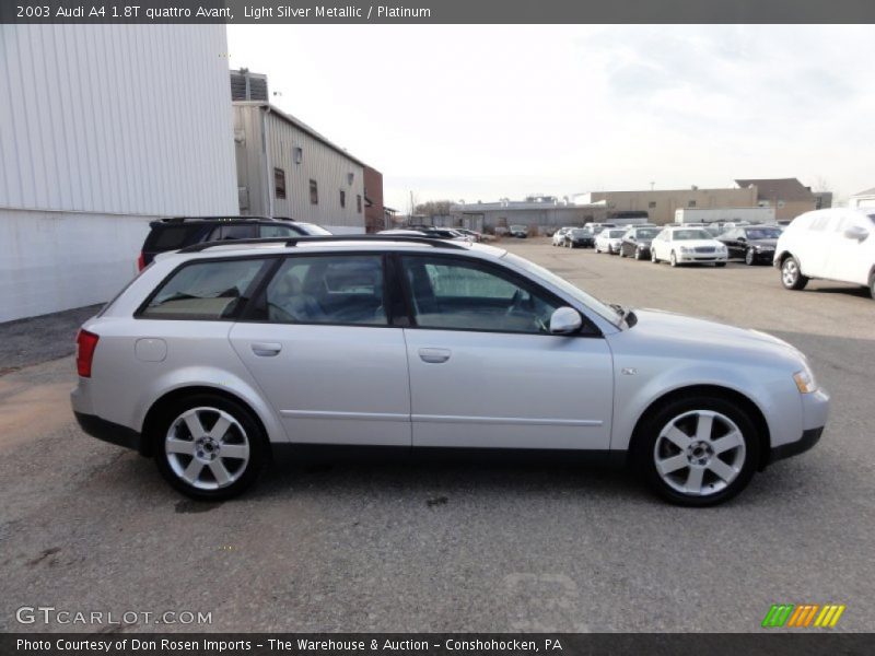 Light Silver Metallic / Platinum 2003 Audi A4 1.8T quattro Avant