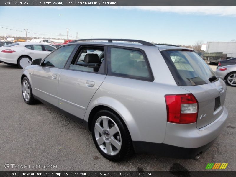Light Silver Metallic / Platinum 2003 Audi A4 1.8T quattro Avant