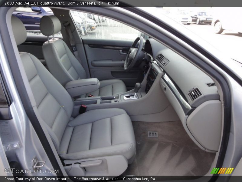 Light Silver Metallic / Platinum 2003 Audi A4 1.8T quattro Avant