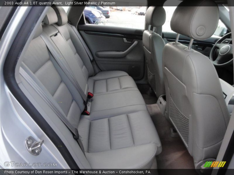 Light Silver Metallic / Platinum 2003 Audi A4 1.8T quattro Avant