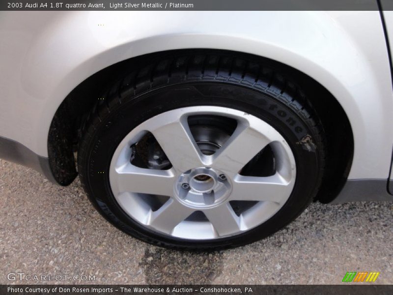  2003 A4 1.8T quattro Avant Wheel