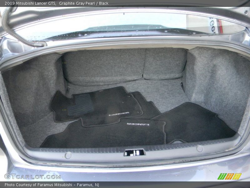 Graphite Gray Pearl / Black 2009 Mitsubishi Lancer GTS