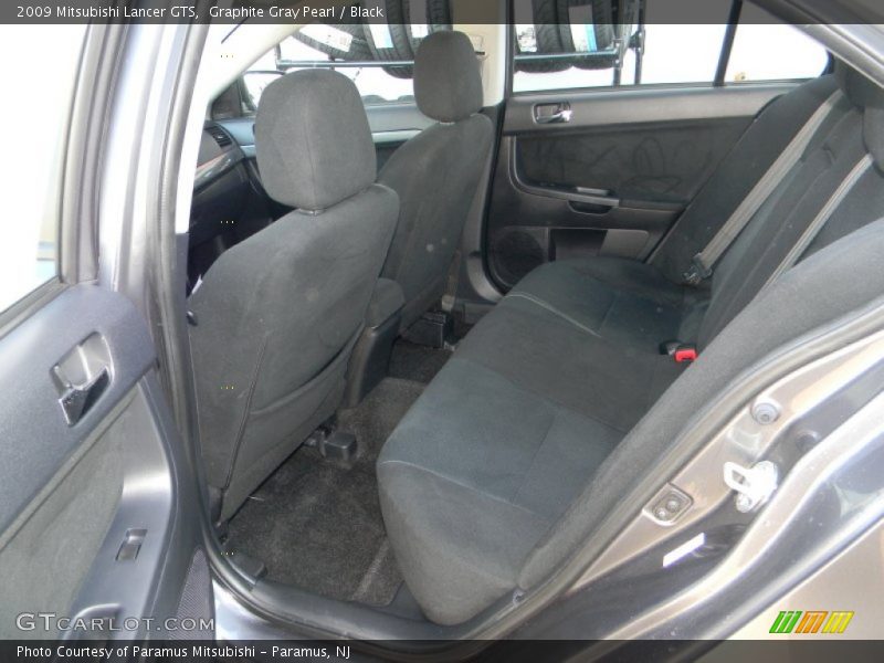Graphite Gray Pearl / Black 2009 Mitsubishi Lancer GTS