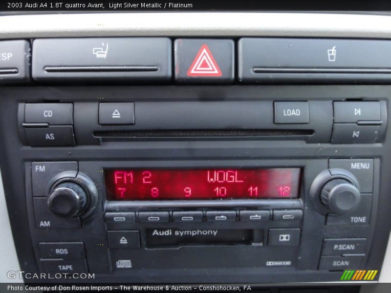 Audio System of 2003 A4 1.8T quattro Avant