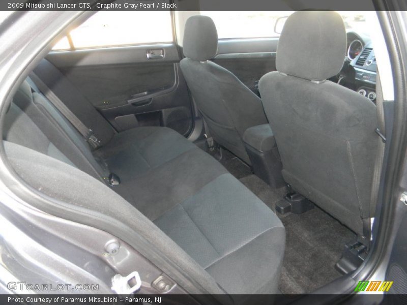 Graphite Gray Pearl / Black 2009 Mitsubishi Lancer GTS