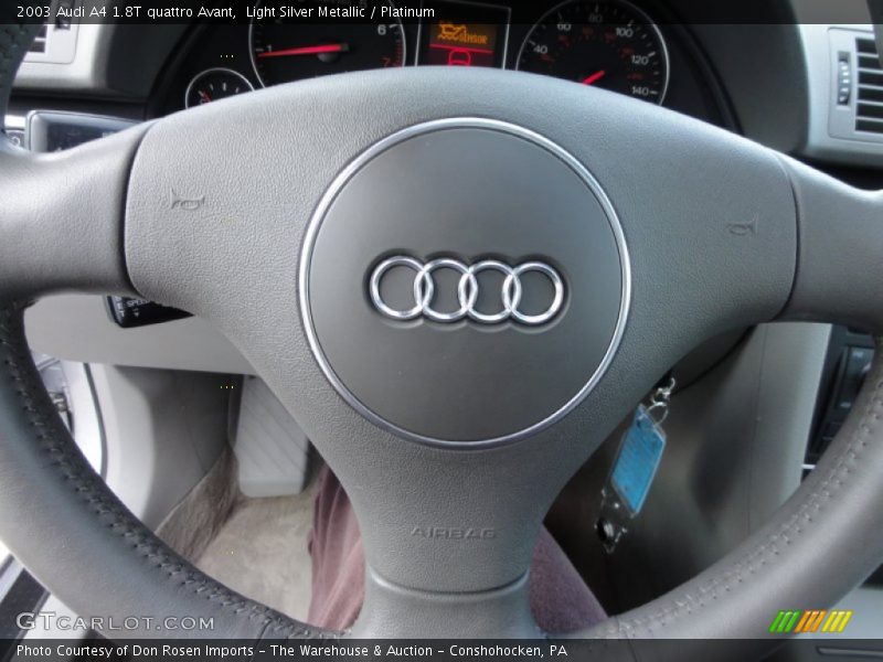 Light Silver Metallic / Platinum 2003 Audi A4 1.8T quattro Avant