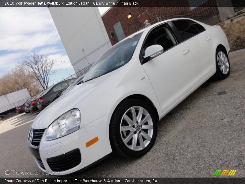 Candy White / Titan Black 2010 Volkswagen Jetta Wolfsburg Edition Sedan