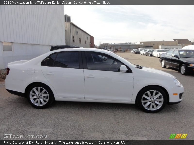 Candy White / Titan Black 2010 Volkswagen Jetta Wolfsburg Edition Sedan