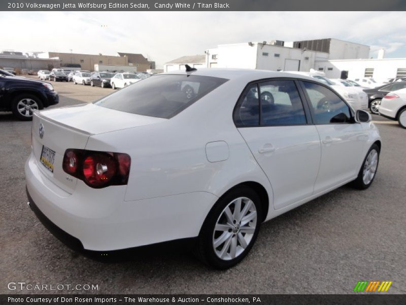 Candy White / Titan Black 2010 Volkswagen Jetta Wolfsburg Edition Sedan