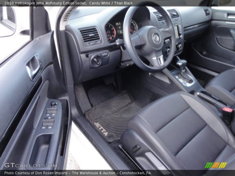  2010 Jetta Wolfsburg Edition Sedan Titan Black Interior