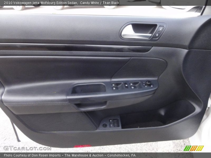 Candy White / Titan Black 2010 Volkswagen Jetta Wolfsburg Edition Sedan
