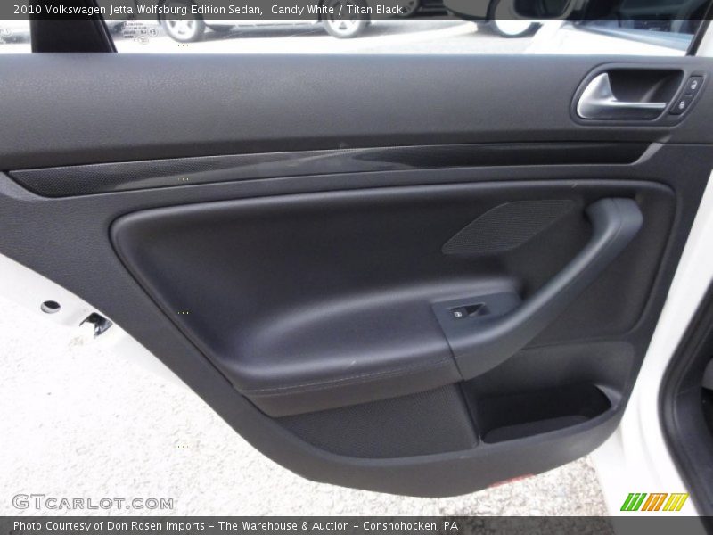 Candy White / Titan Black 2010 Volkswagen Jetta Wolfsburg Edition Sedan