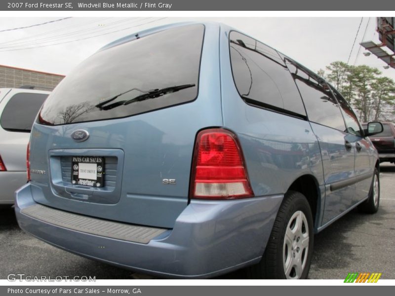 Windveil Blue Metallic / Flint Gray 2007 Ford Freestar SE