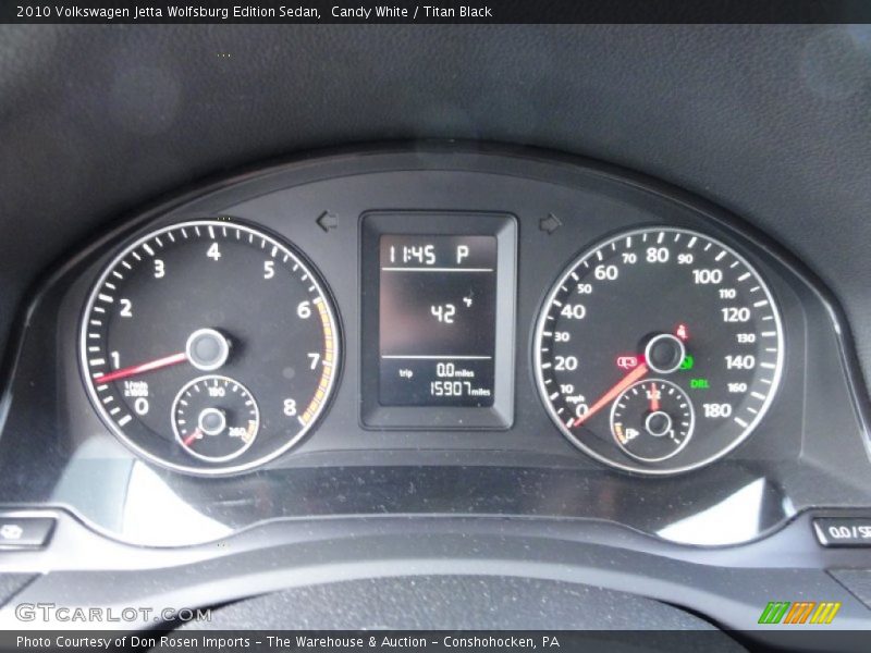  2010 Jetta Wolfsburg Edition Sedan Wolfsburg Edition Sedan Gauges