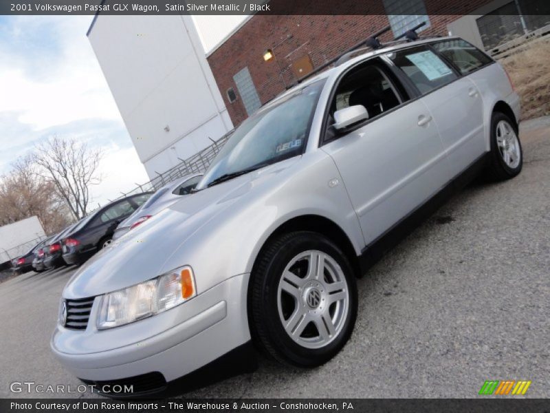 Satin Silver Metallic / Black 2001 Volkswagen Passat GLX Wagon