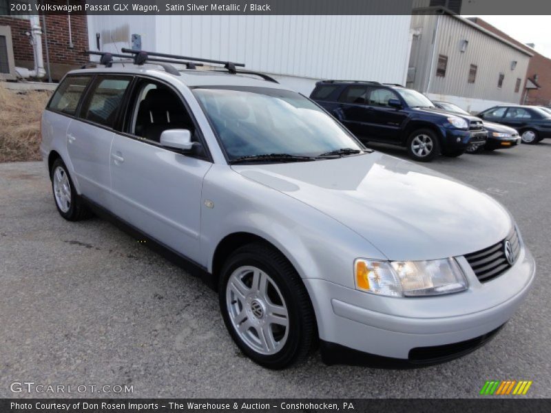 Satin Silver Metallic / Black 2001 Volkswagen Passat GLX Wagon