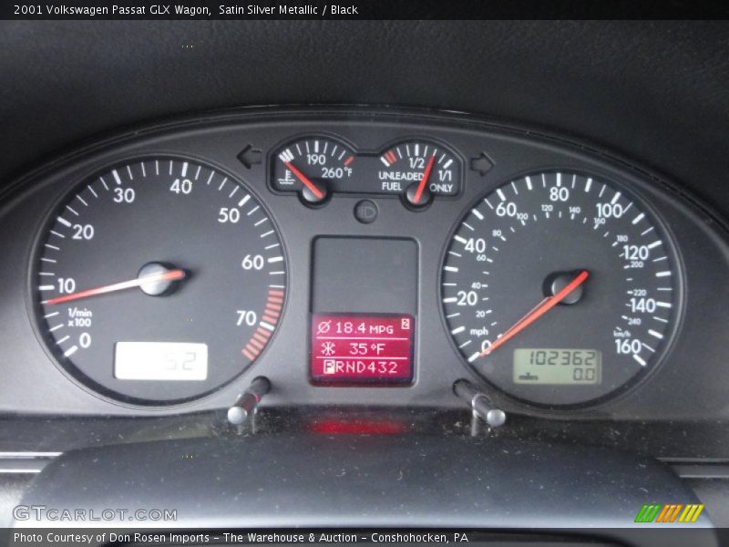  2001 Passat GLX Wagon GLX Wagon Gauges