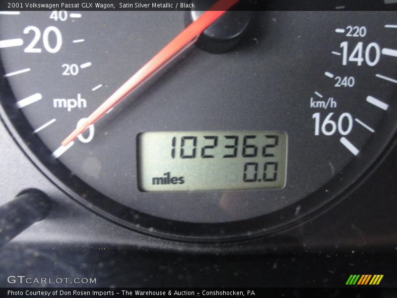 Satin Silver Metallic / Black 2001 Volkswagen Passat GLX Wagon