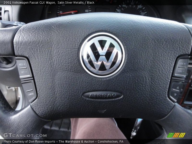 Satin Silver Metallic / Black 2001 Volkswagen Passat GLX Wagon