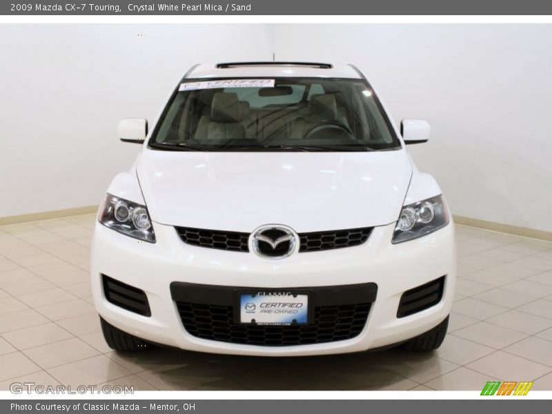 Crystal White Pearl Mica / Sand 2009 Mazda CX-7 Touring