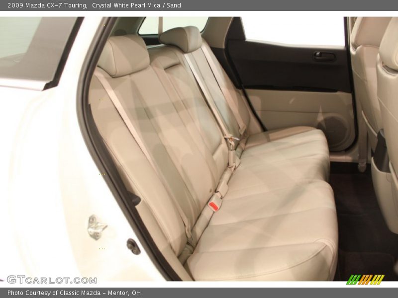 Crystal White Pearl Mica / Sand 2009 Mazda CX-7 Touring