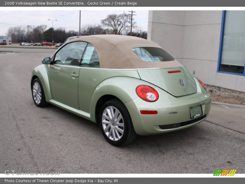 Gecko Green / Cream Beige 2008 Volkswagen New Beetle SE Convertible