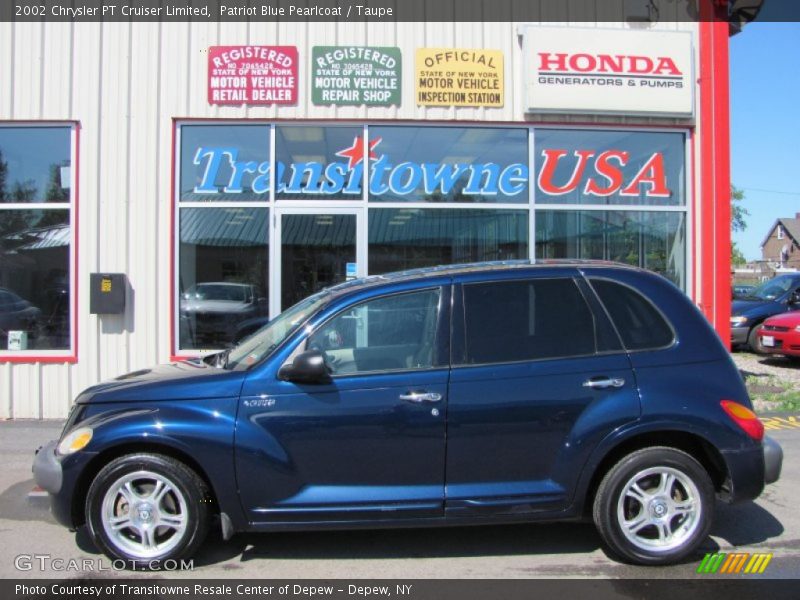 Patriot Blue Pearlcoat / Taupe 2002 Chrysler PT Cruiser Limited