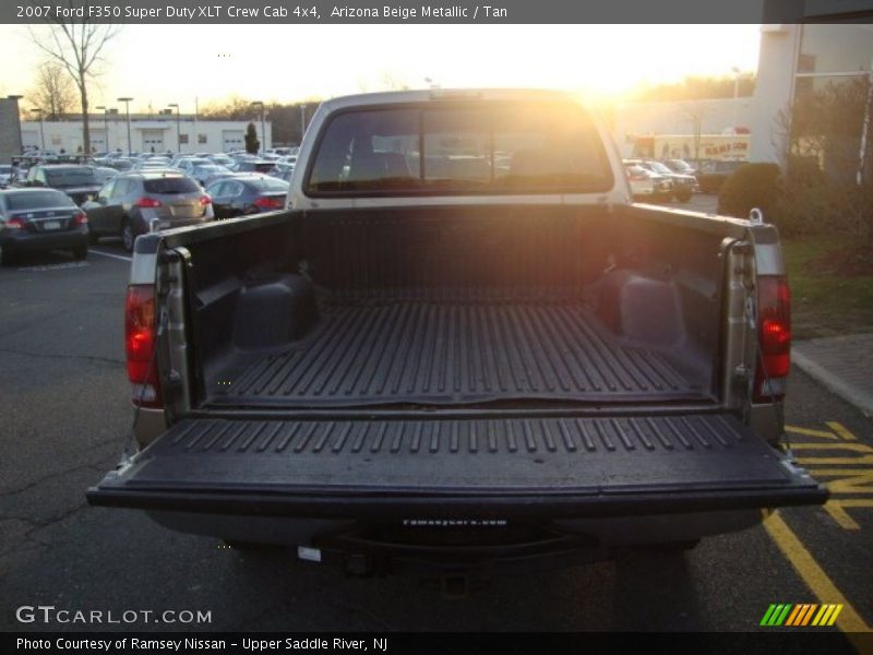 Arizona Beige Metallic / Tan 2007 Ford F350 Super Duty XLT Crew Cab 4x4