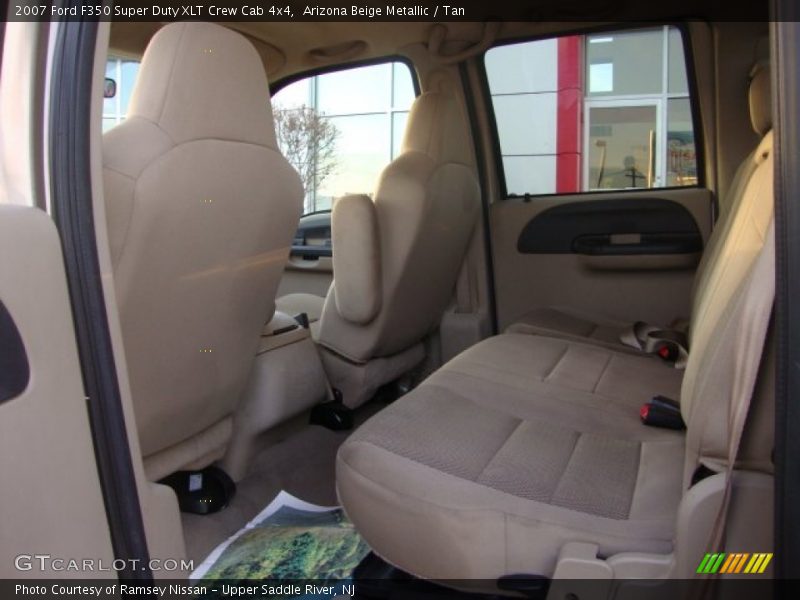 Arizona Beige Metallic / Tan 2007 Ford F350 Super Duty XLT Crew Cab 4x4