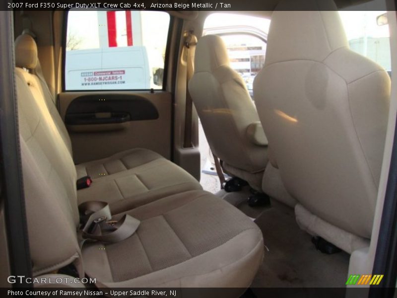 Arizona Beige Metallic / Tan 2007 Ford F350 Super Duty XLT Crew Cab 4x4