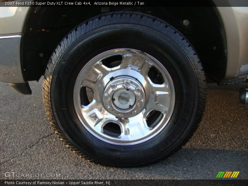 Arizona Beige Metallic / Tan 2007 Ford F350 Super Duty XLT Crew Cab 4x4