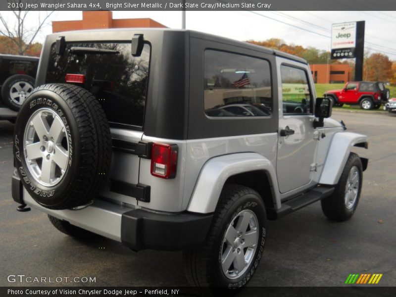 Bright Silver Metallic / Dark Slate Gray/Medium Slate Gray 2010 Jeep Wrangler Sahara 4x4