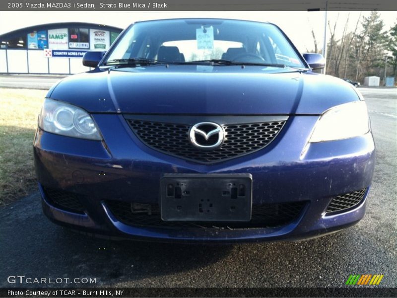 Strato Blue Mica / Black 2005 Mazda MAZDA3 i Sedan
