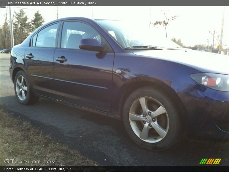 Strato Blue Mica / Black 2005 Mazda MAZDA3 i Sedan