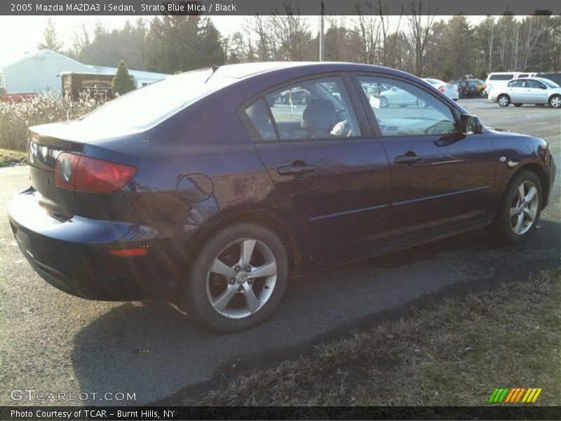 Strato Blue Mica / Black 2005 Mazda MAZDA3 i Sedan