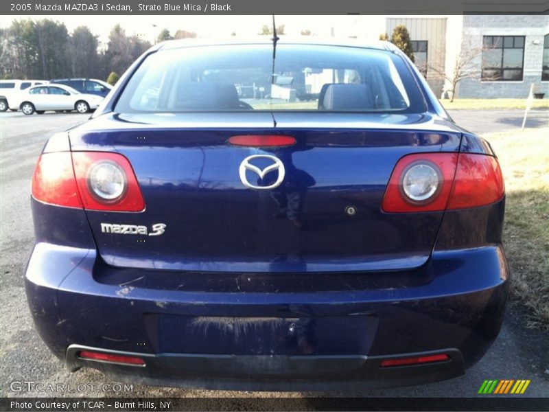 Strato Blue Mica / Black 2005 Mazda MAZDA3 i Sedan