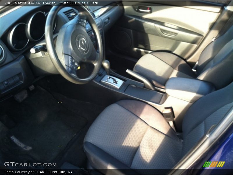 Strato Blue Mica / Black 2005 Mazda MAZDA3 i Sedan